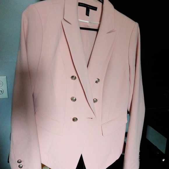 White House Black Market Jackets & Blazers - Women's Pink Suit